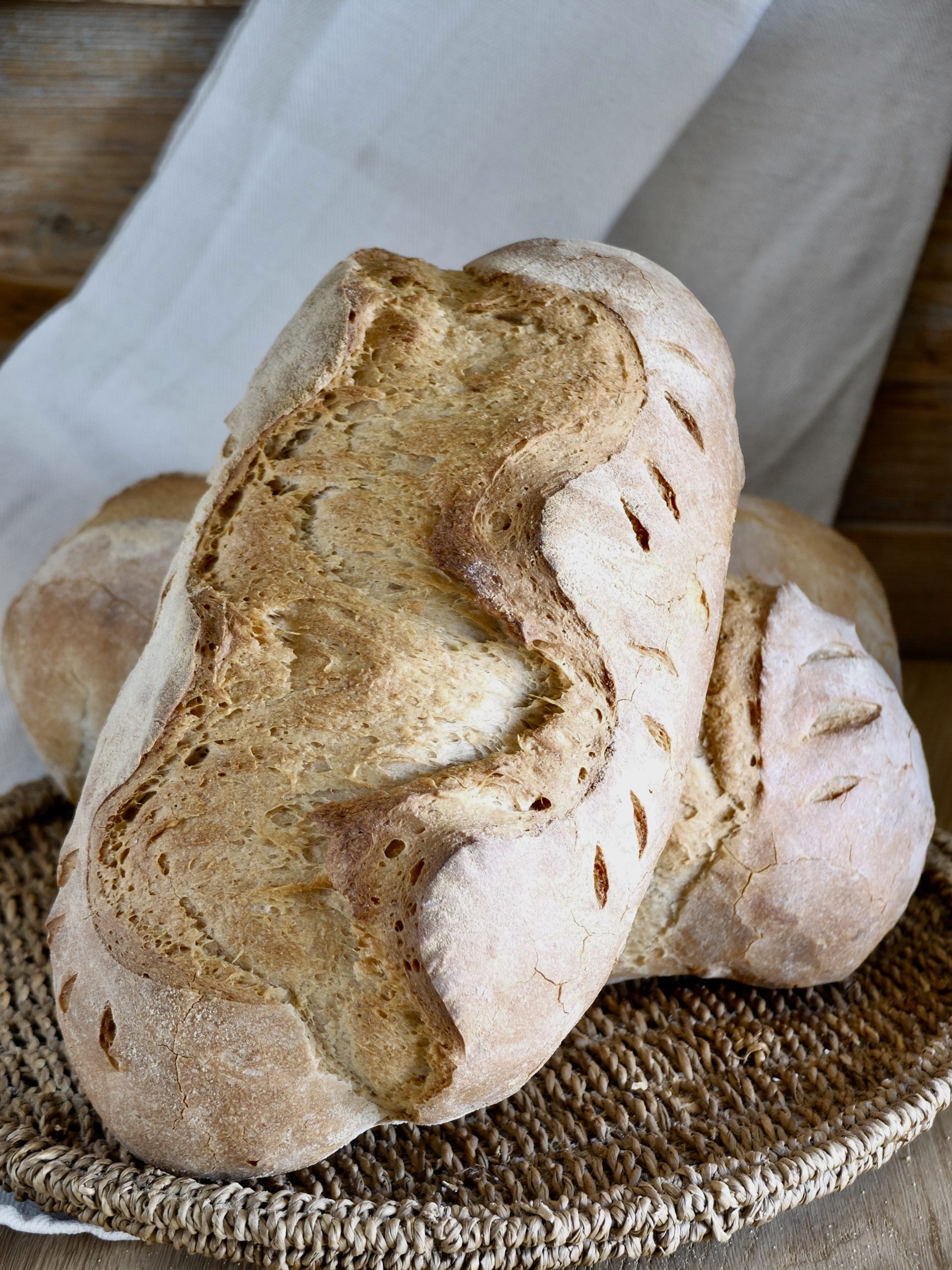 Pane bianco con lievito madre liquido